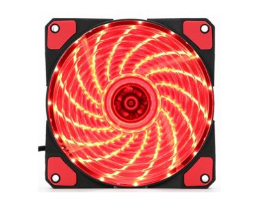 Time Machine Fan 12CM Rood